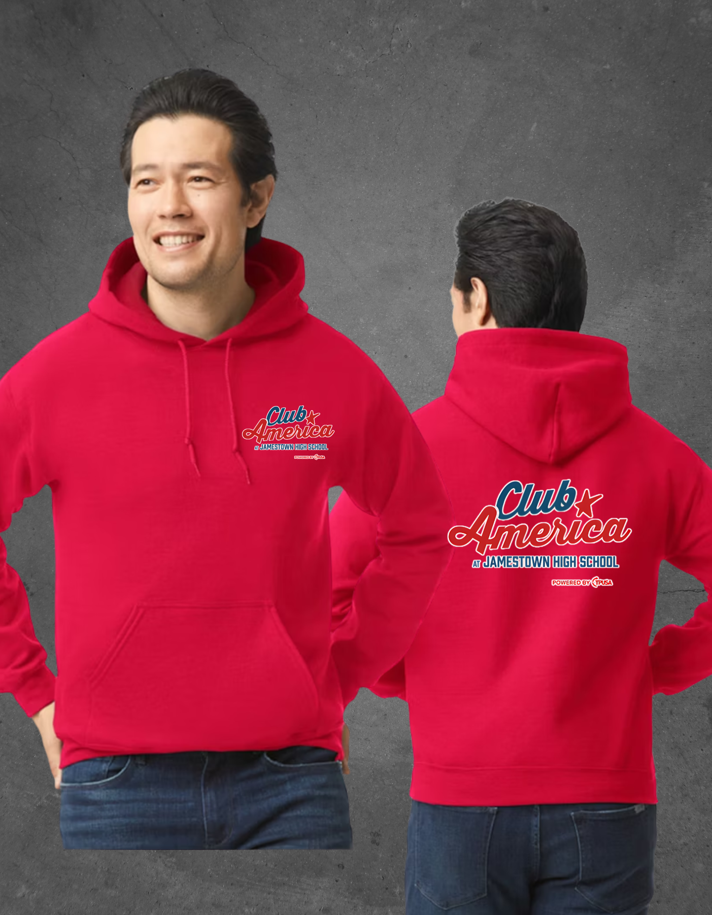 Club America Adult Pull Over Hoodie