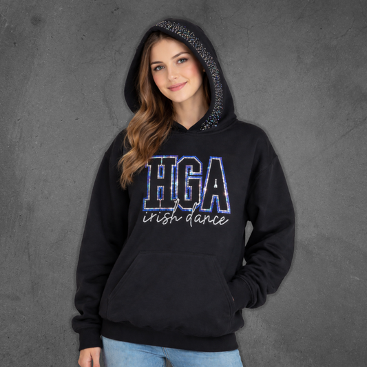 HGA Youth Hoodie - Spangle Outline